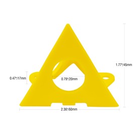 KATA 20PCS Pyramid Stands, Mini Cone Paint Stands for Canvas and Door Risers Support, Painting Pyramids