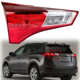 TJHSM Tail Light Driver Side Inner Replacement for 2013-2015 RAV4 Rear Brake Lamp 815900R010, TO2802126