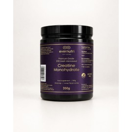 Creatine Monohydrate Powder – 350g – Unflavoured Micronised Creatine – Muscle & Performance Support