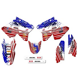 2001-2014 RM 125 Merica USA Senge Graphics Base Kit Compatible with Suzuki