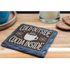 Cold Outside Cocoa Inside Slate Coaster – Winter Hot Cocoa