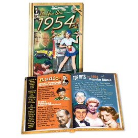 Flickback 1954 Mini-Book Hardcover Birthday Gift