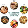 Reusable Plastic Bread Bags for Homemade Bread - 100 Pack