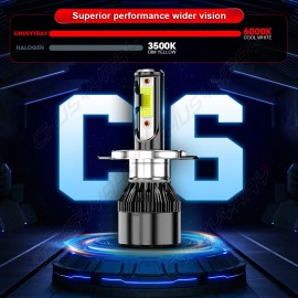 CHUSYYRAY For Suzuki GSXR 600 750 1997-2003 Motorcycle H4 LED Headlight Bulbs 6000K Lights