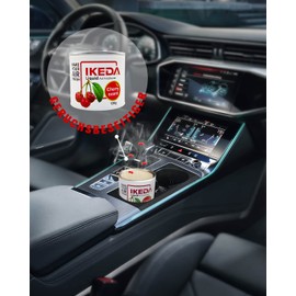 Auto Duft Lufterfrischer Flüssigdose | Kirschduft Autoerfrischer | Starker Geruchsbeseitiger | 60 Tage längerer Duft Autoparfüm | Autozubehör für Männer Frauen | Frischer Geruch für Lkw Heim Büro