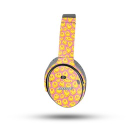 MightySkins Glossy Glitter Skin Compatible with Bose QuietComfort 35 II Headphones - Melted Faces | Protective, Durable High-Gloss Glitter Finish | Easy to Apply