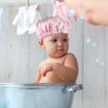 SOLUSTRE Satin Sleeping Cap Infant Shower Bonnet Double Layer Reversible