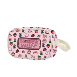 Video Farming Simulation Game Clear Makeup Bag Valley Gaming Lover Gift Farming Merch (Valley CBag EU)