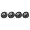 4PCS Suitcase Replacement Wheel PVC and Aluminum Alloy Silent Travel