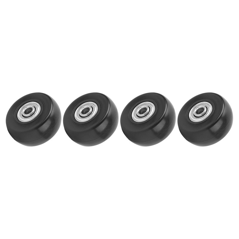 4PCS Suitcase Replacement Wheel PVC and Aluminum Alloy Silent Travel