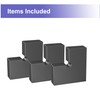 Hehdbz 3 Pack Flat Handrail High Corner Connector, 100mm Strength