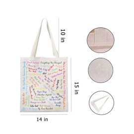 Zuo Bao Singer Song Inspired Tote Bag Album Songs Gift Music Concert Fans Gift (Songs)