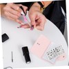 Healeved 3 Pcs Nail Art Stamper Pouch 20 Slots Compact