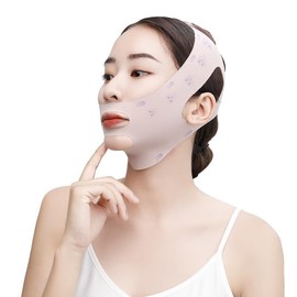 Facial Slimming Strap for Sleeping,Adjustable Chin Strap,Jaw Strap,Jawline Shaper,V-Line Mask Chin Up Mask V Shaped Face Mask, Jaw Exerciser,Reusable chin strap