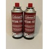 Coleman 2 Cans 8.8 Oz Of Coleman Butane Stove Camp