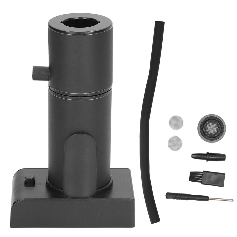Drink Cocktail Smoker Adjustable Gear Aluminum and Zinc Alloy Handheld