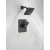Delta Faucet Modern 14 Series Matte Black Shower Faucet, Delta
