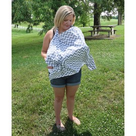 Planet Wise Baby Nursing Cover for Breastfeeding, Bronze Poppies