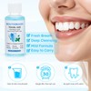Travel Mouthwash Bulk, 1.2 Oz/35ml Mini Mouthwash Bulk, for Freshening