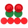 4 Pcs Air Hockey Pushers with 8 Pcs Pucks -