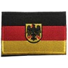 SpaceCar Flag of Germany Military Tactical Morale Badge Hook &