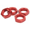 4 Pcs 24mm Wheel Hex Hub Nut Aluminum Alloy High