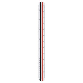 Aristo AR23702EB College Triangular Scale Reduction 1:20 :25 :50 :75 :100 :125 Plastic 30 cm Long for Architects (A)