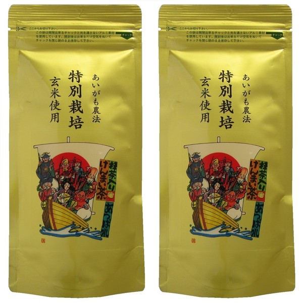 Brown Rice Tea with Matcha, 3.5 oz (100 g), Set