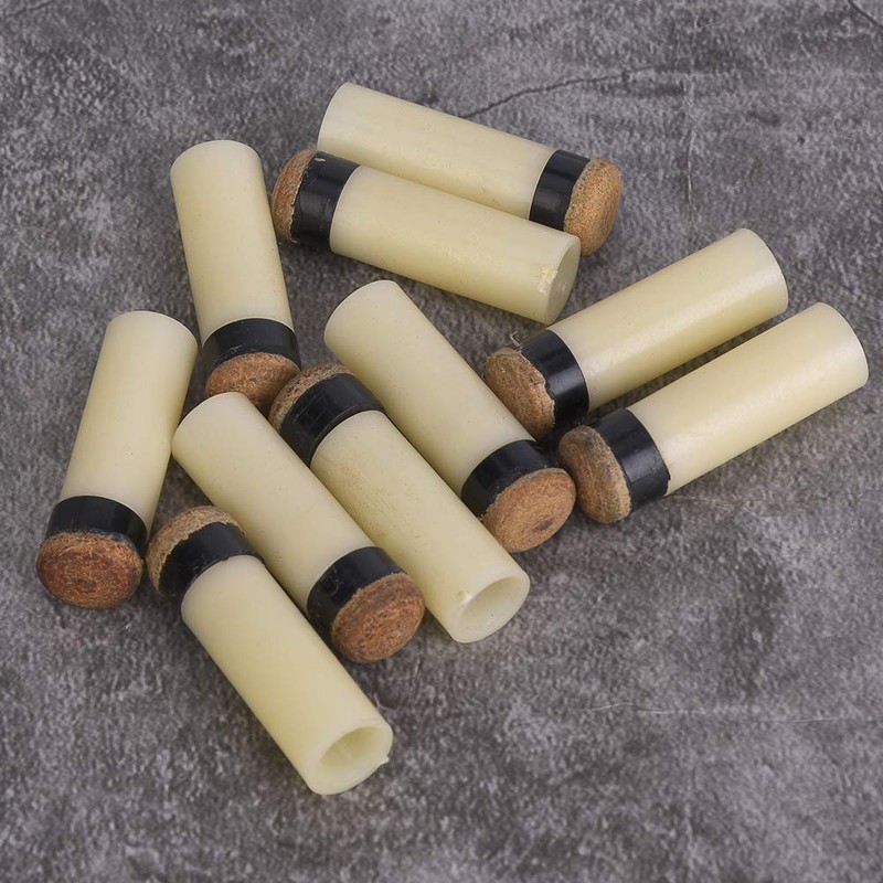 10Pcs Billiard Cue Tips 12/13mm Snooker Pool Cue Tip Replacement