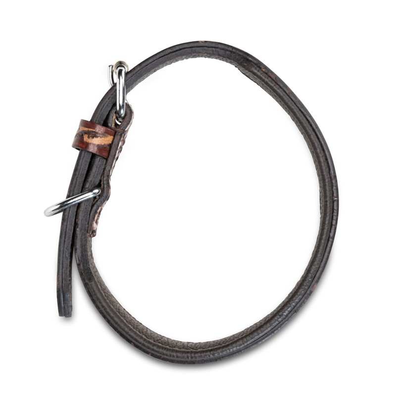 Unique Leather Dog Collar with Hand-Carved Stamping Patterns / Ornaments