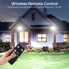 CINOTON Solar Motion Sensor Outdoor Lights, 3 Modes LED Security