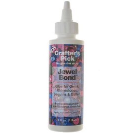 Crafters Pick Jewel Bond - for Gems Rhinestones Sequins and Glitter - 4 Ounces