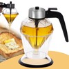 SHIDOW Honey Dispenser, Syrup Dispenser with Stand for Syrup, 200ml