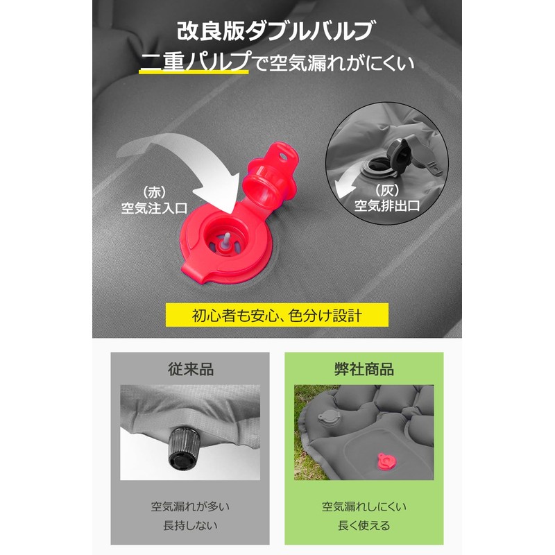 Air Mat, Camping Mat, Foot Type (2024 Newly Developed &
