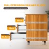 22 Inches Drawer Slides - 2 Pairs Soft Close Drawer