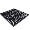 Silverman & Co. Double 6 Large Black Domino Set -