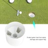 Hole Cup Bright White Plastic Putting Green Hole Practice Cup