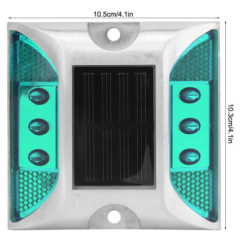 Solar Driveway Lights, Solar Power Ground Marker Lights Waterproof Outdoor
