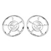 Unbranded Chrome 4-1/2" Speaker Trim Grill Cover For Harley Electra
