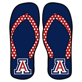 Craftique Arizona Wildcats Decal (Arizona FLIP Flop Decal (4", 6"), 4 in)