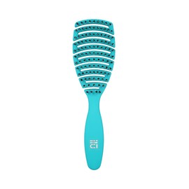 TB TOOLS FOR BEAUTY T4B ILU MY HAPPY COLOR Detangling Hair Brush for Combing and Smoothing Dry and Wet Hair, for Long and Short Hair, Made of Synthetic Bristles (Ocean Blue)