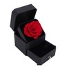 Red Rose Gift Box Soft Flocking Lifting Drawer Portable Jewelry