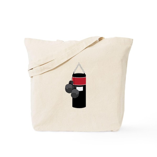 CafePress Boxing Bag Tote Bag Reusable Natural Beige Canvas Shopping