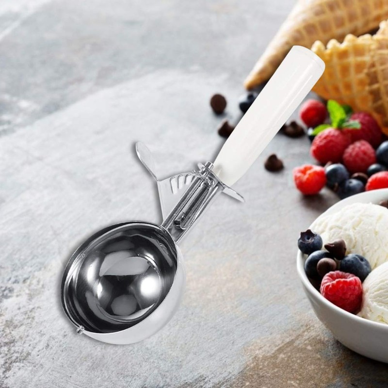 Yosoo Stainless Steel Ice Cream Spoon Fruit Vegetable Spoons Kitchen