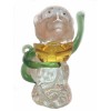 It's Ridic! AAA k9 Crystal Monkey Figurine- Green
