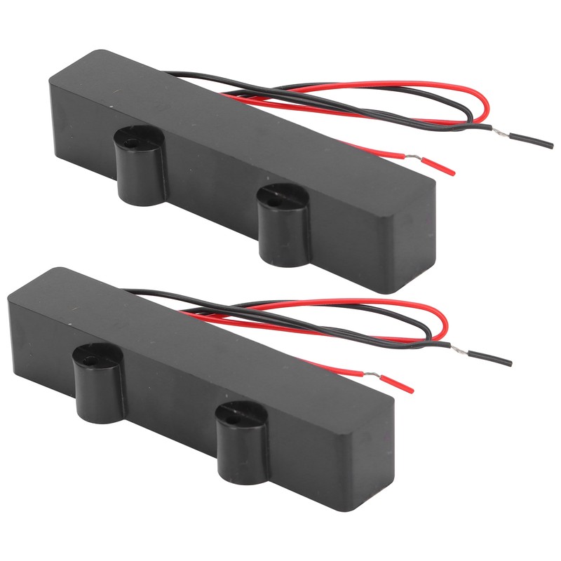 2Pcs 4 String Bass Pickup Bridge Volume Collection Equalizer Electric