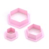 Pati-Versand Hexagon Cookie Cutter Set of 3