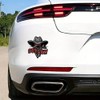 2 pcs Outlaws Western Cowboy Funny Car Bumper Sticker,5 Inch