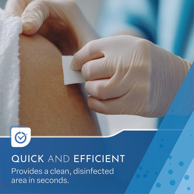 Cutiderm Pre-Injection Alcohol Wipes/Swabs Box of 100 Sachets