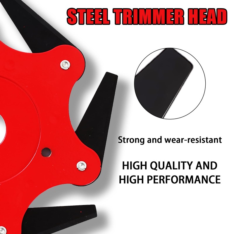 PLAXNS Steel Trimmer Head &9" x 36 Teeth Carbide Tipped
